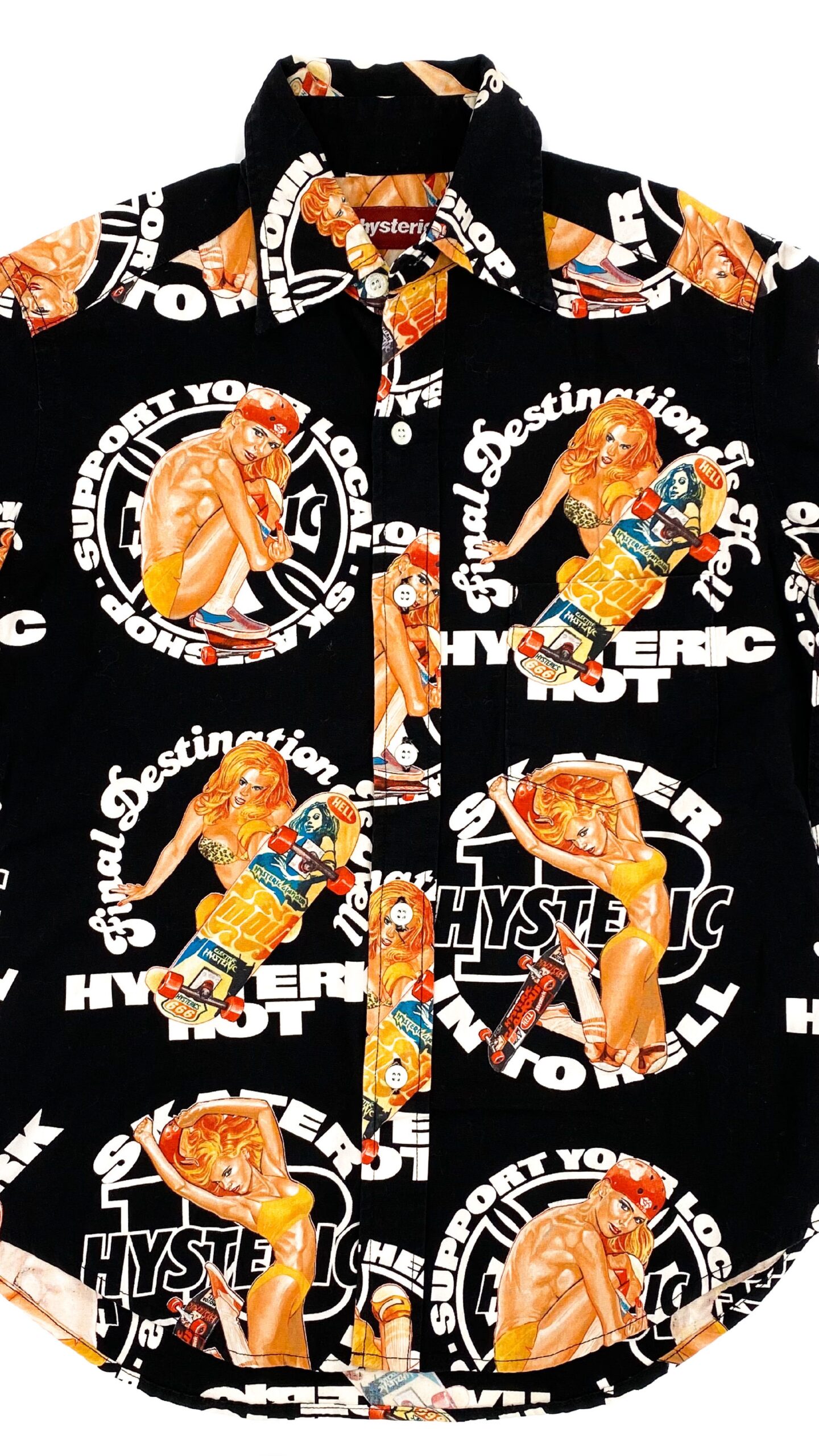 Hysteric Glamour Pin-Up Skater Shirt